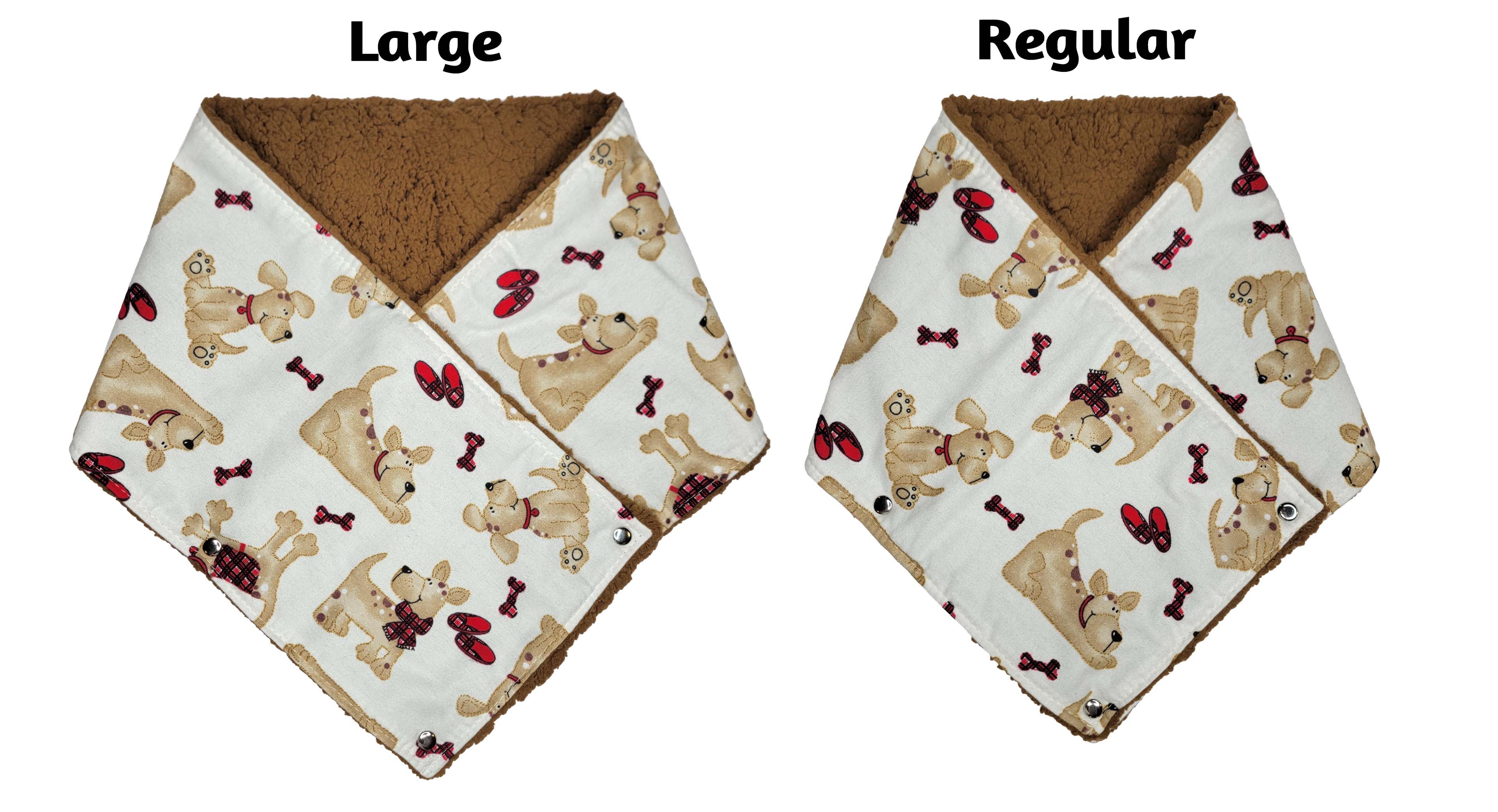 Plaid Puppies Mini Scarf