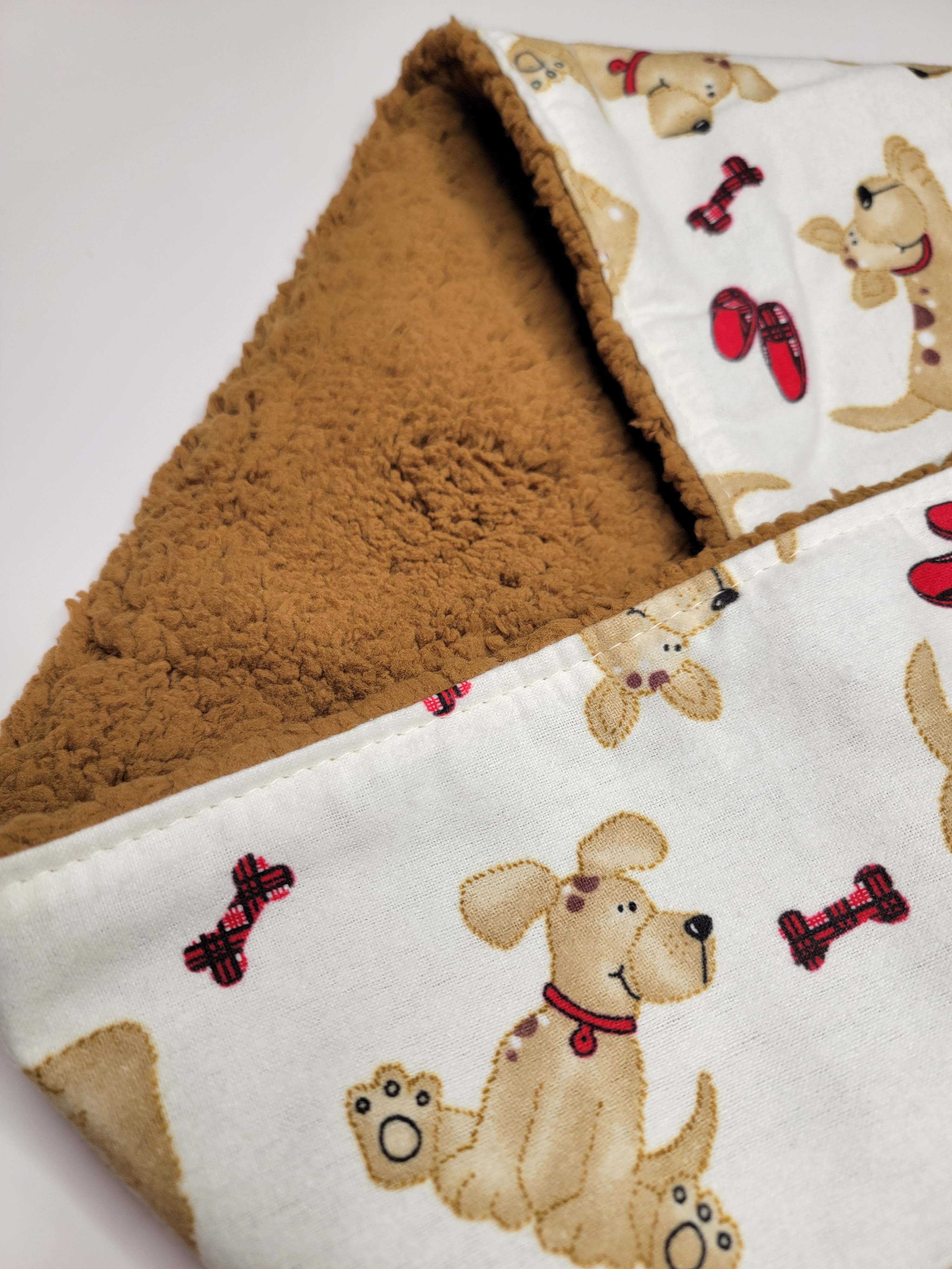 Plaid Puppies Mini Scarf