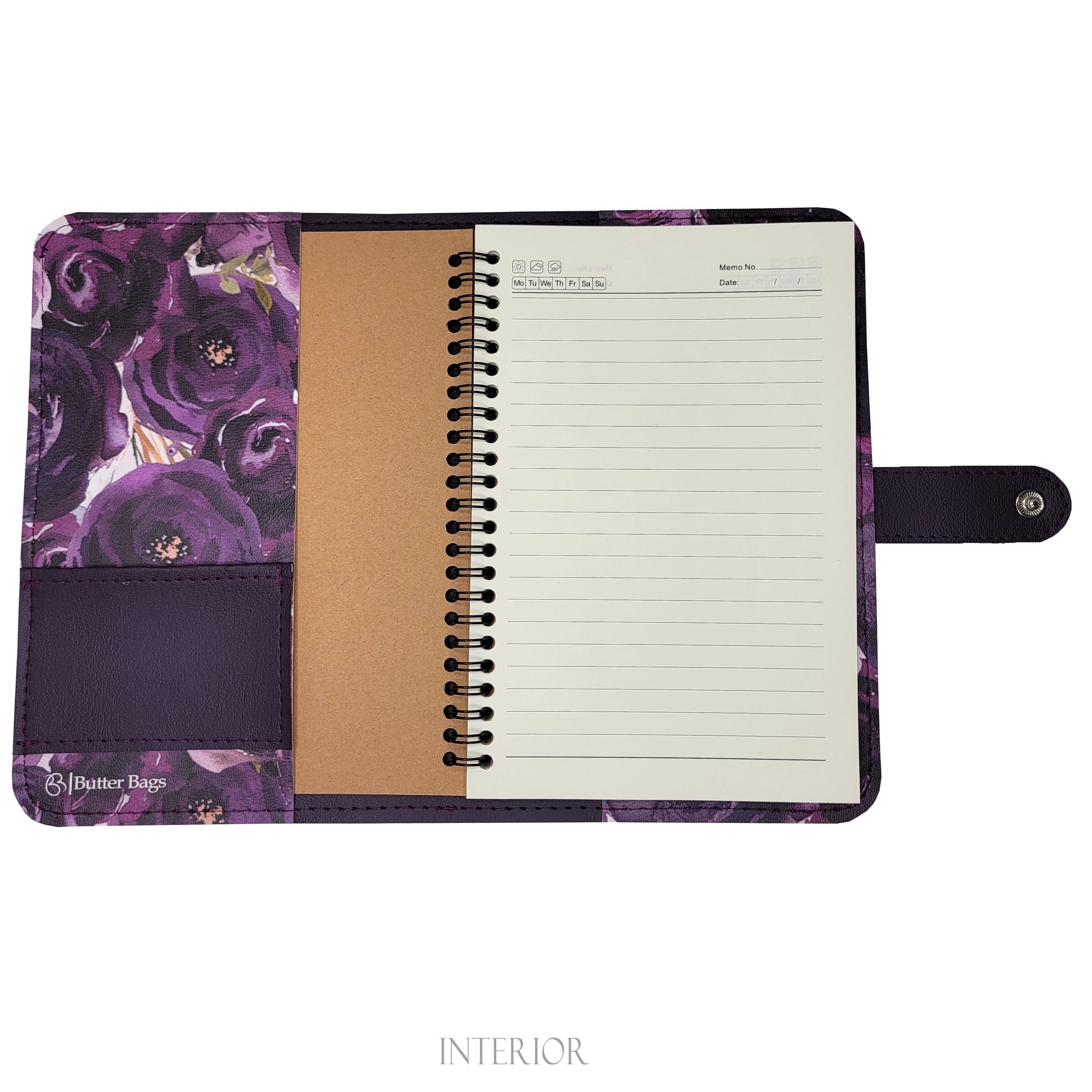 Sugar Plum Roses- Notebook & Cover