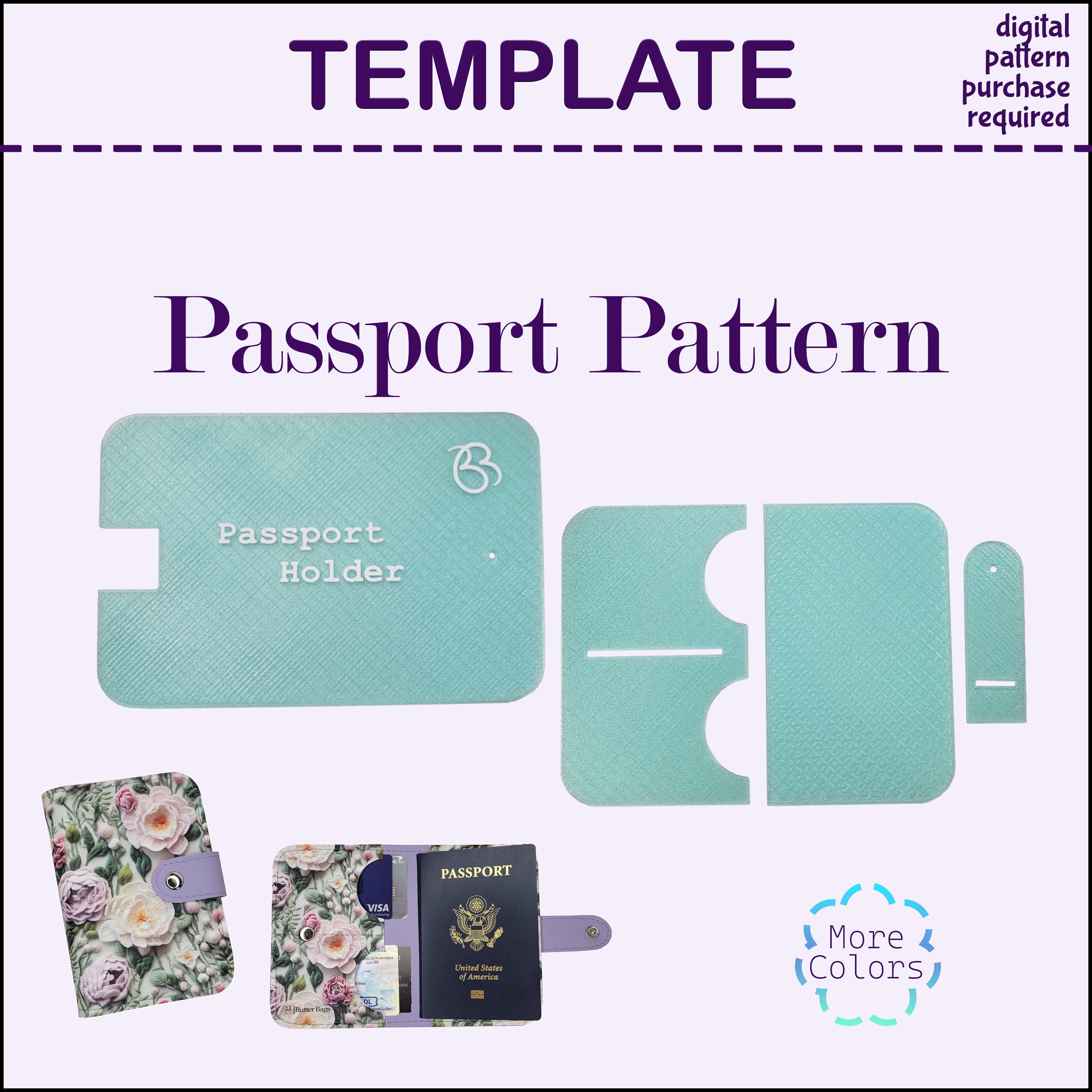Passport Holder Template