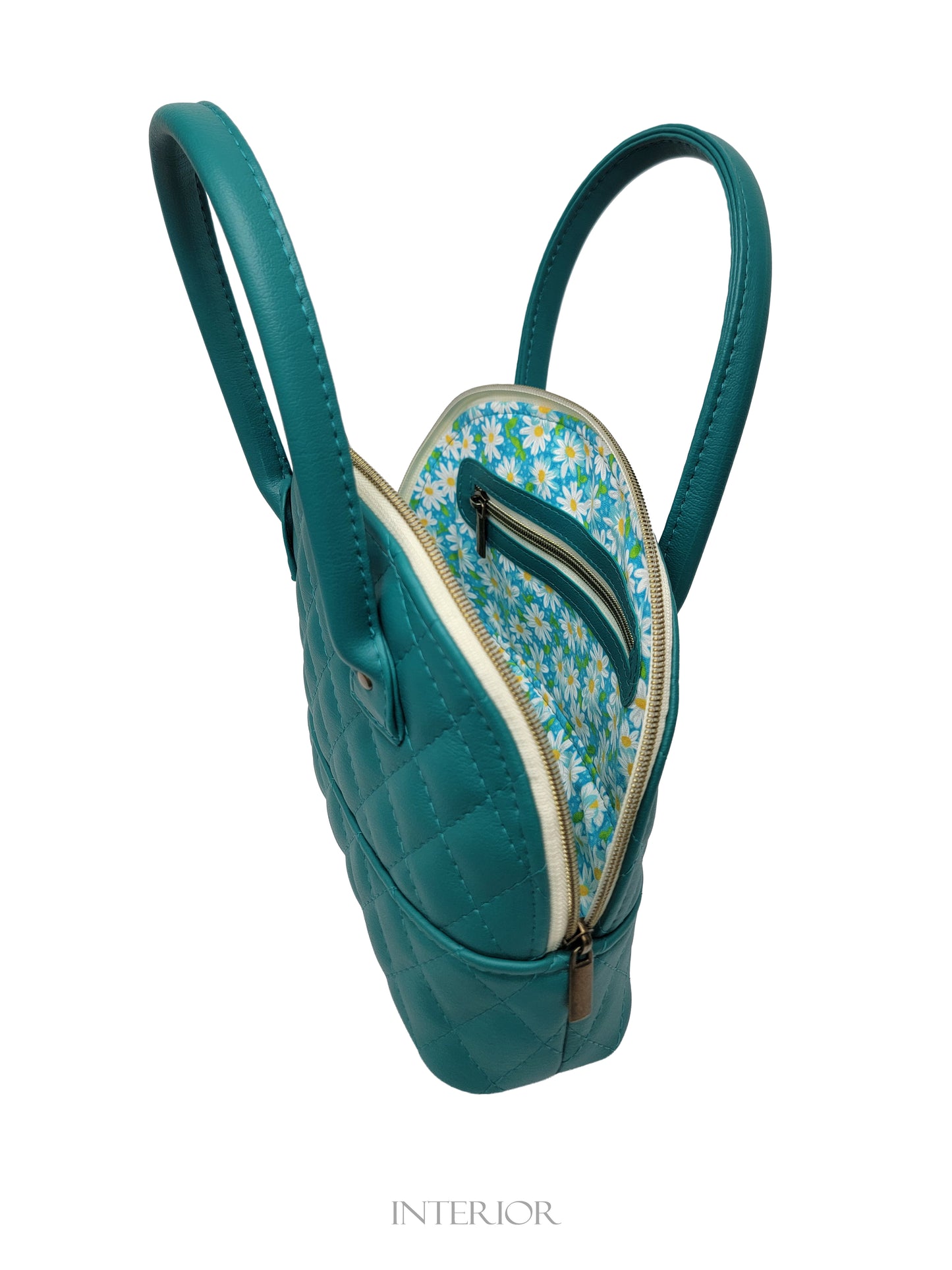 Dark Teal Quilted Tiffany