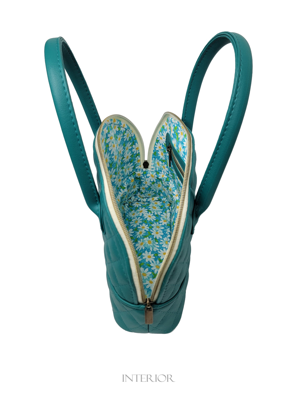 Dark Teal Quilted Tiffany