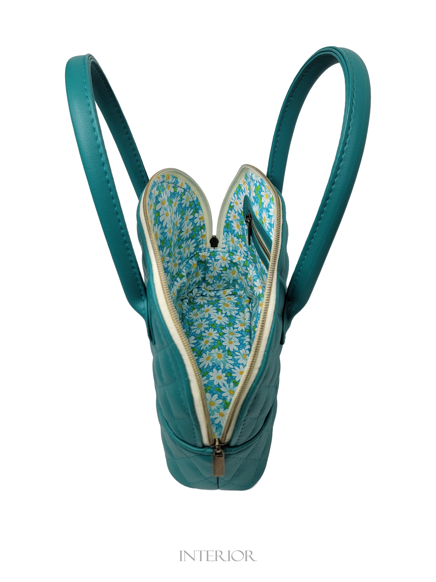 Dark Teal Quilted Tiffany