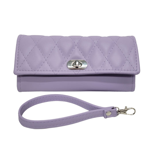 Lilac (Quilted Vinyl) Wallet