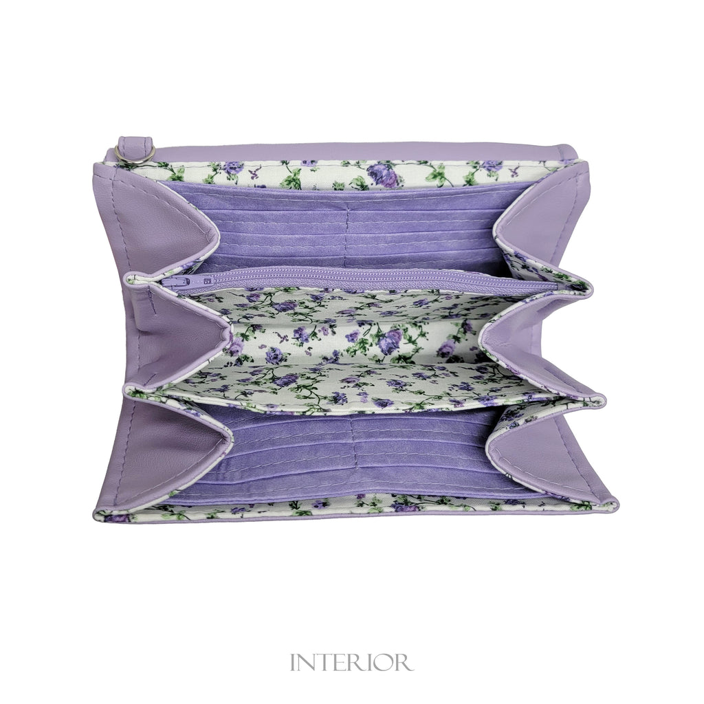 Lilac (Quilted Vinyl) Wallet