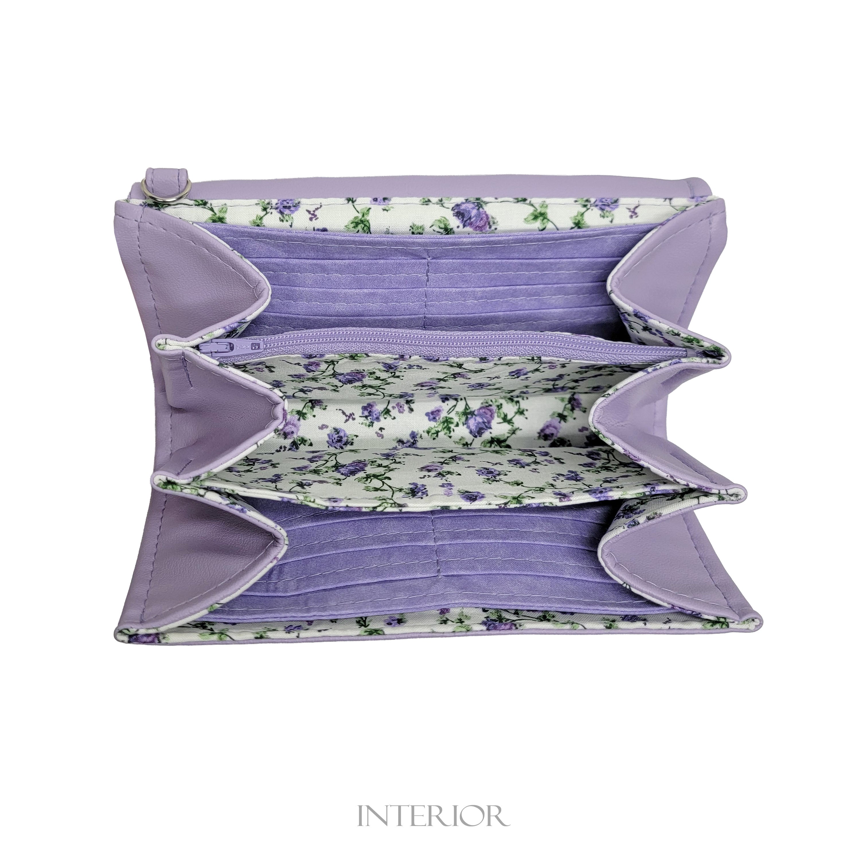 Lilac (Quilted Vinyl) Wallet