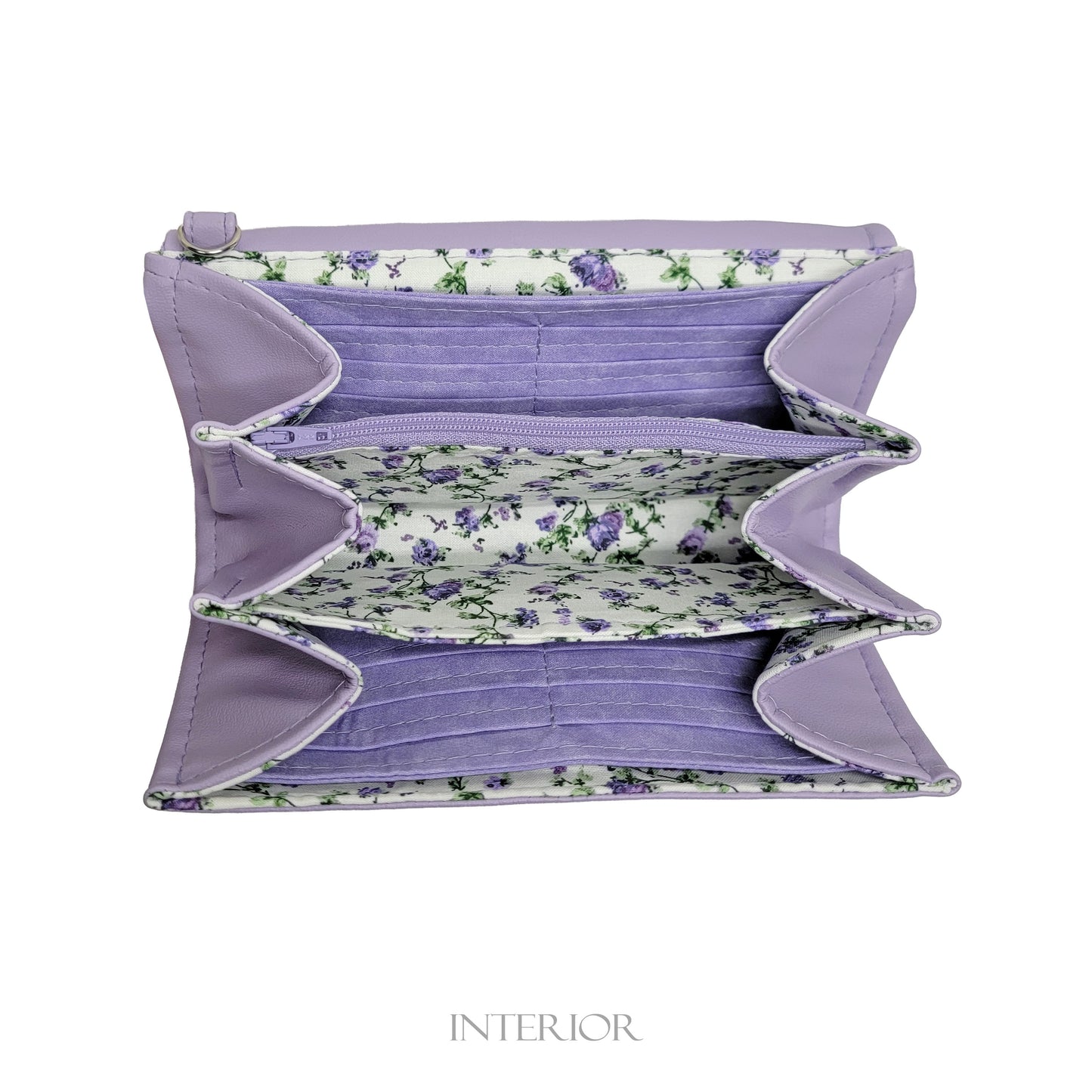 Lilac (Quilted Vinyl) Wallet