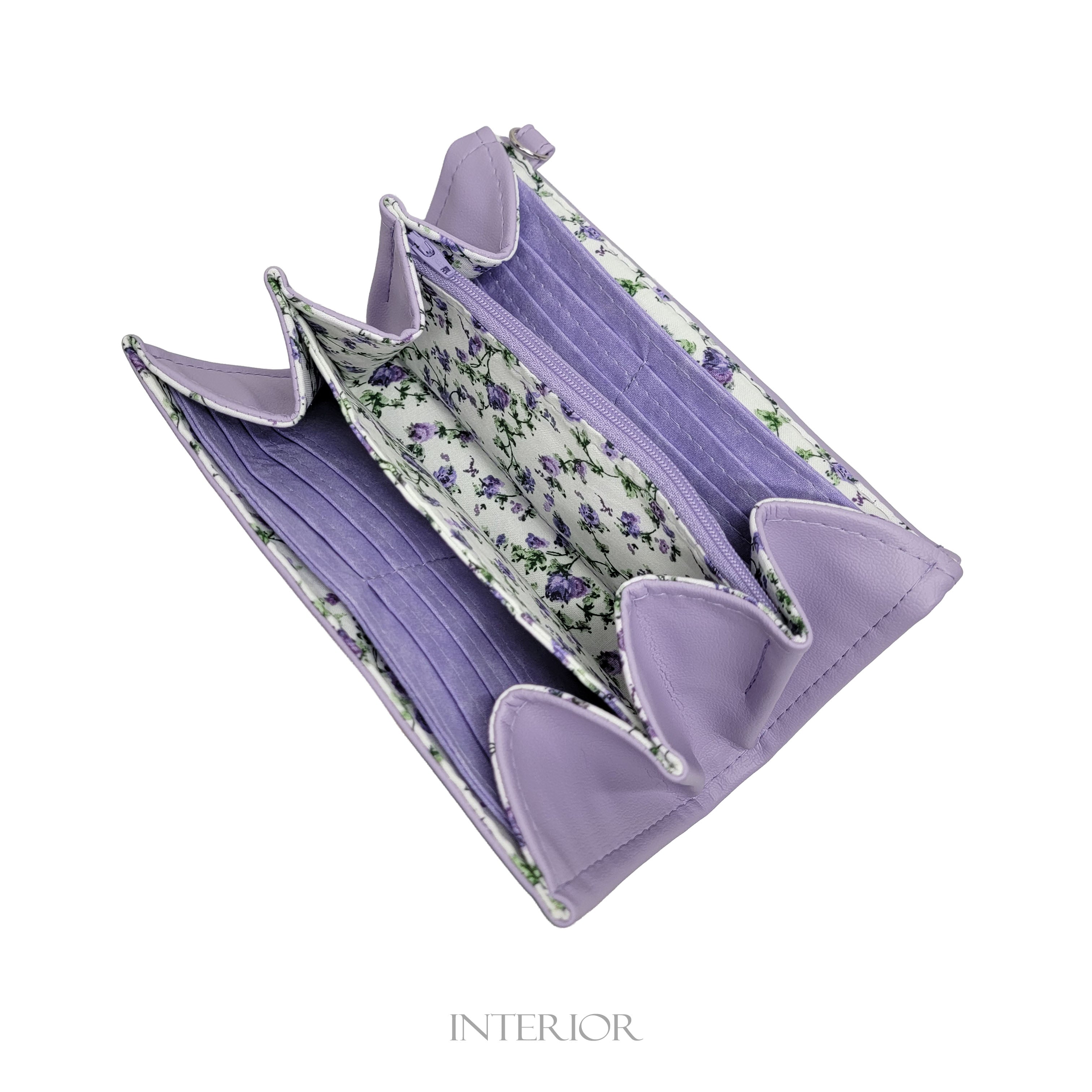 Lilac (Quilted Vinyl) Wallet