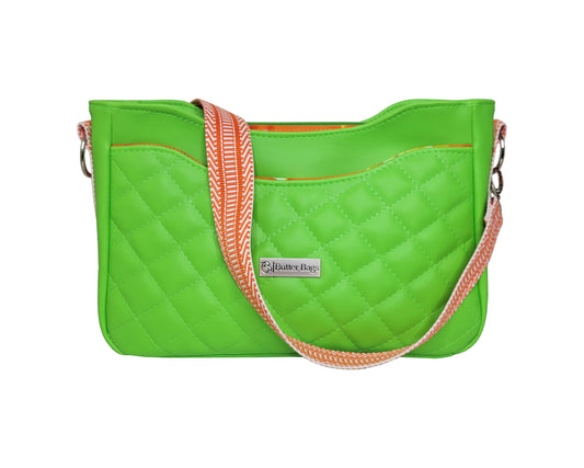 Neon Green Quilted Kiana- Specialty