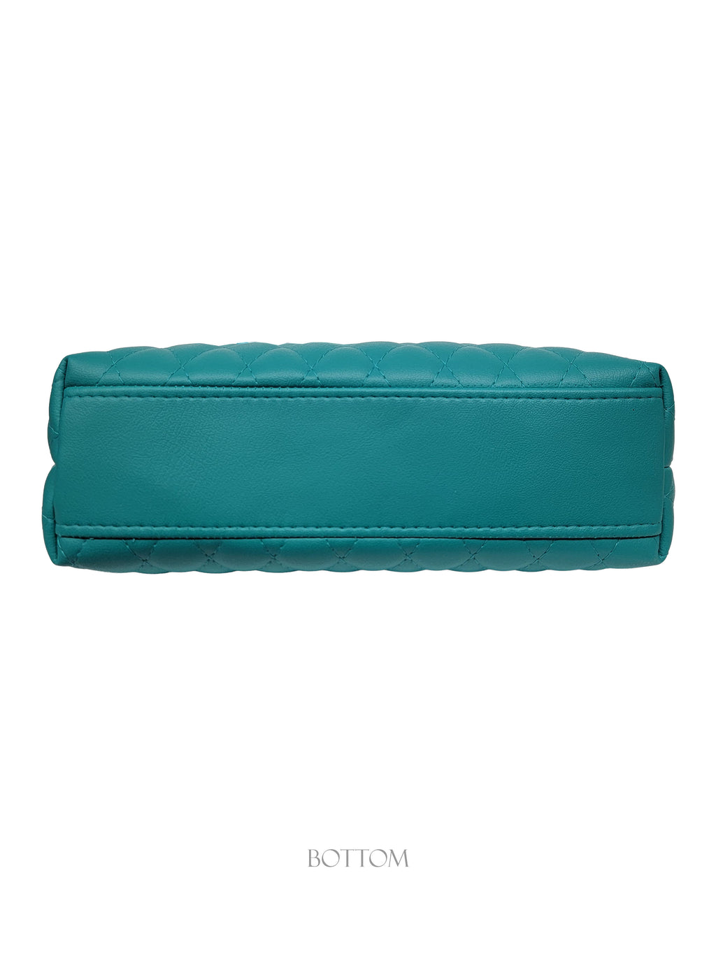 Teal Quilted Tote