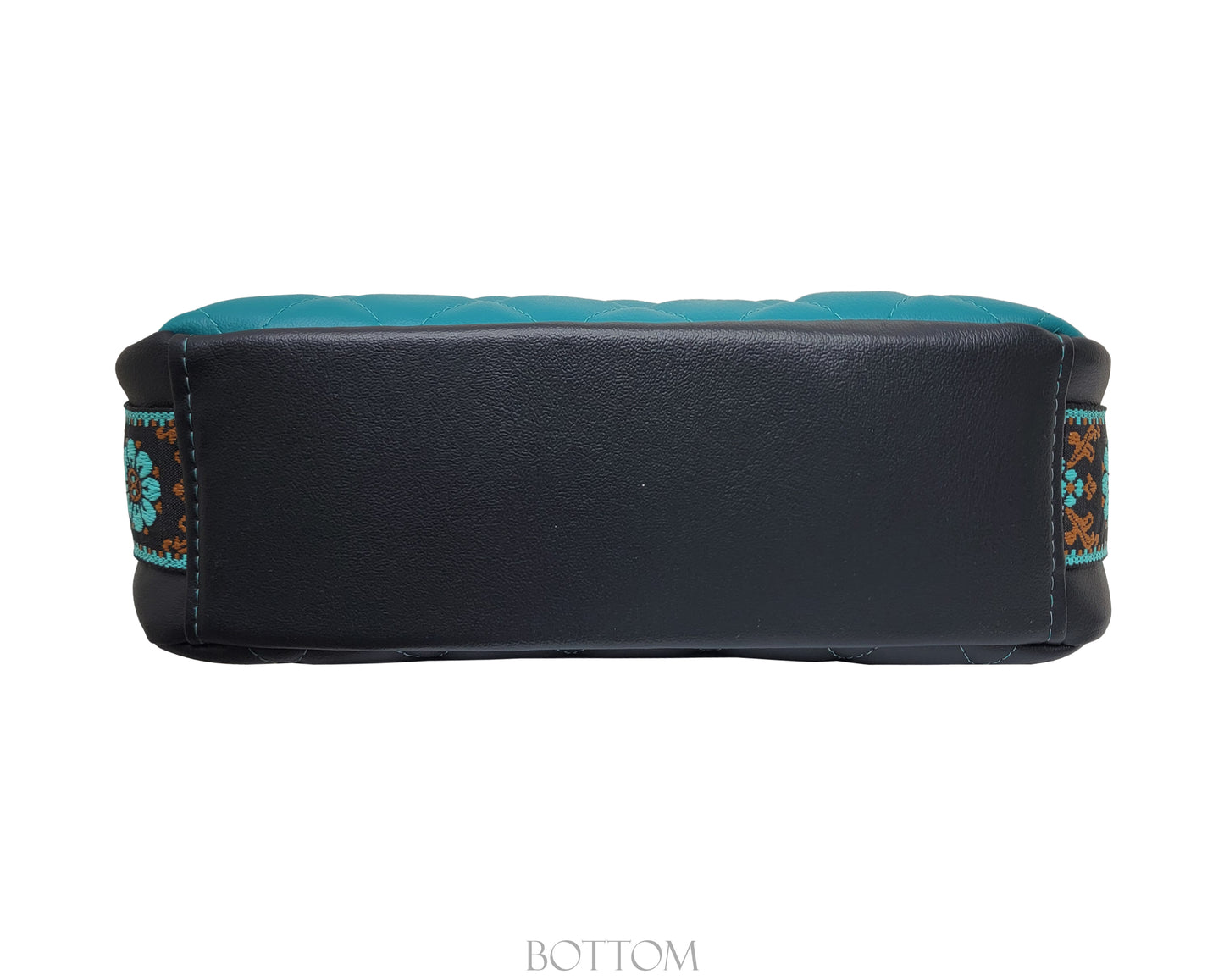 Black/Teal Quilted Kiana- Specialty