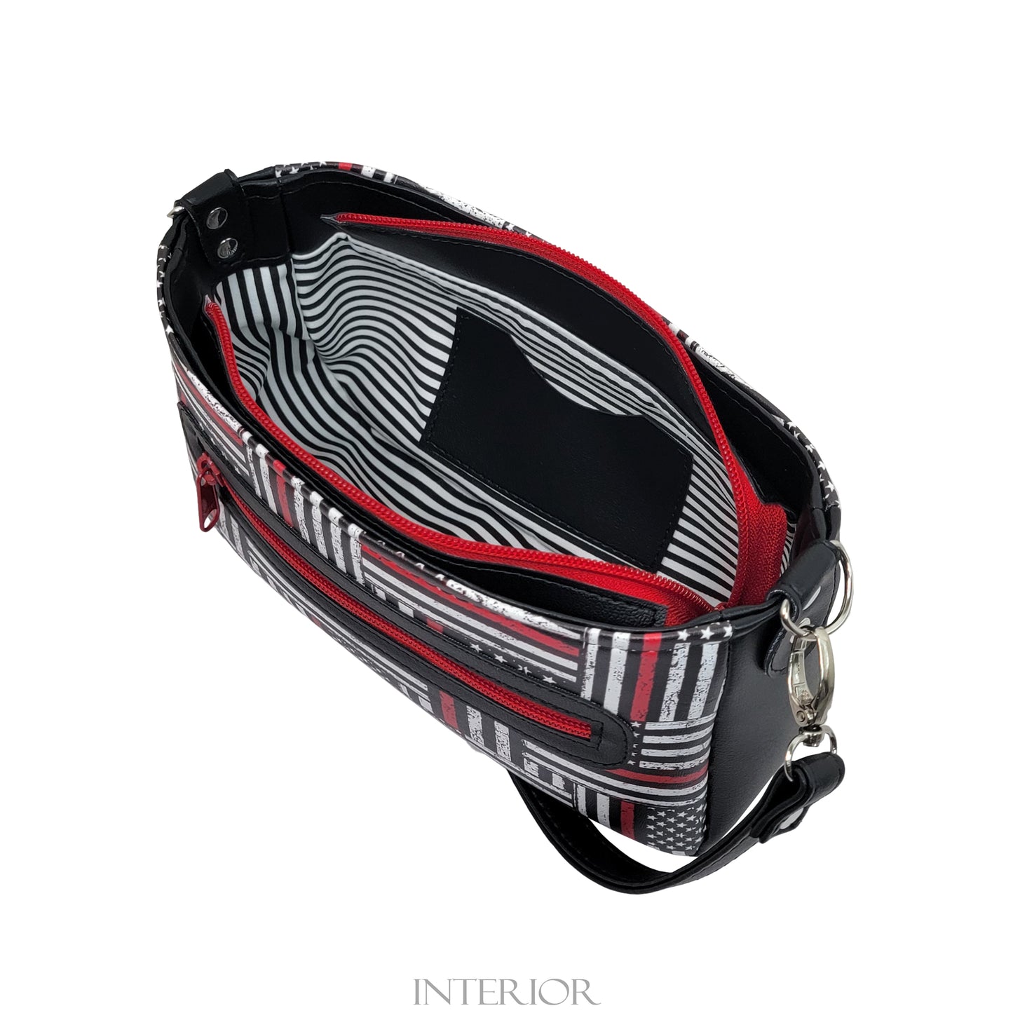 Red Line Flag Aries Crossbody Bag