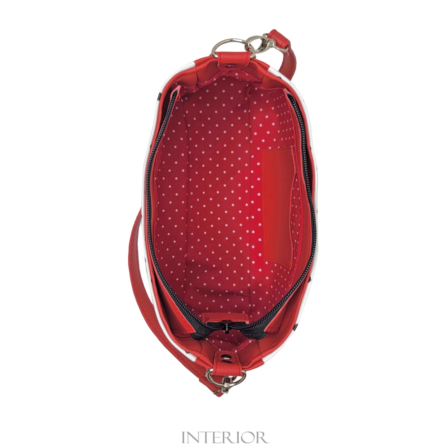 Paw Print Aries Crossbody Bag (red)