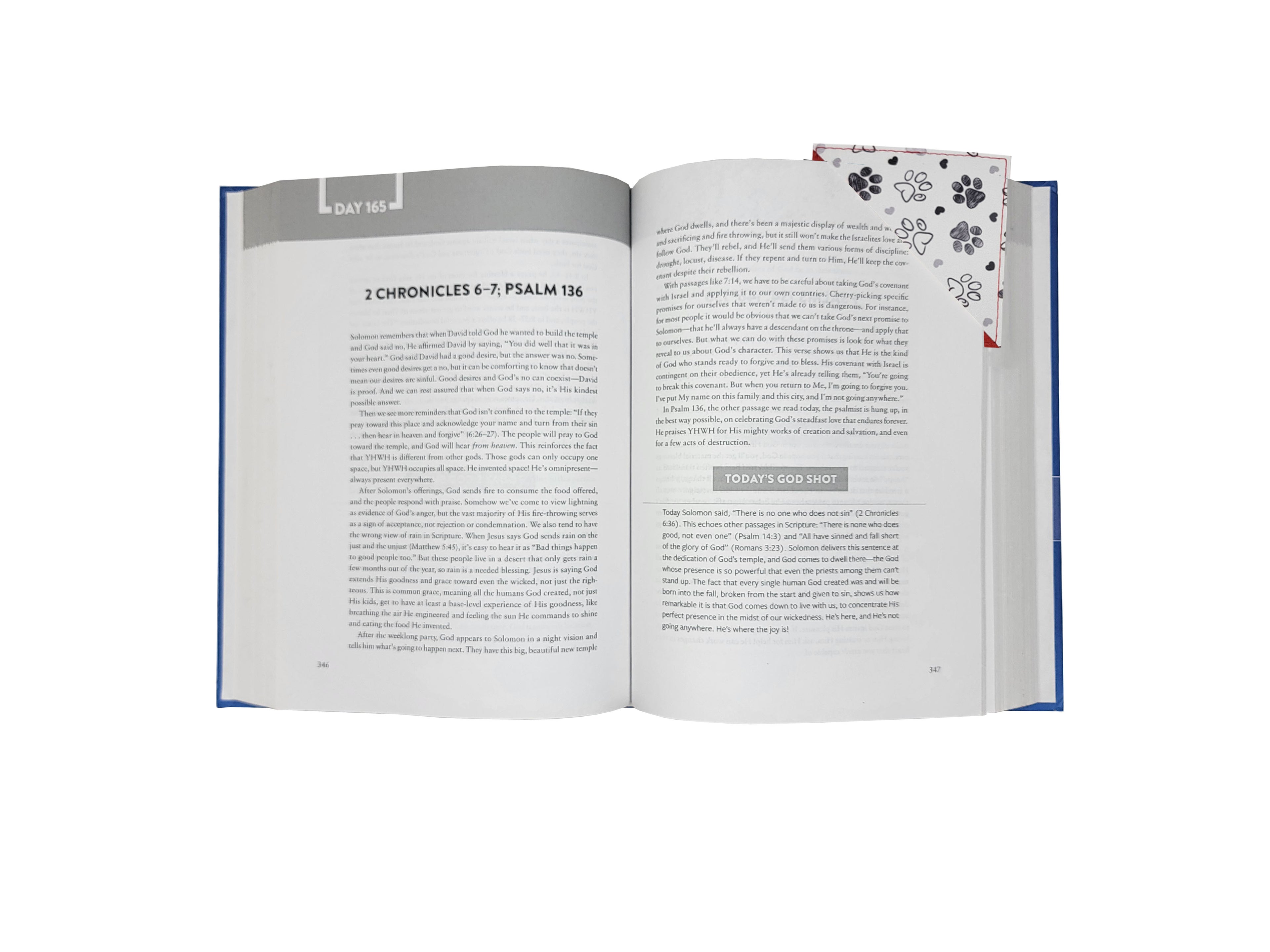 Paw Print (red) Bookmark