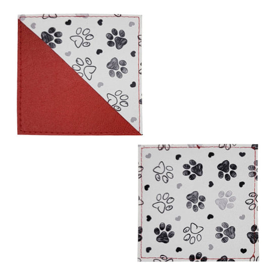 Paw Print (red) Bookmark