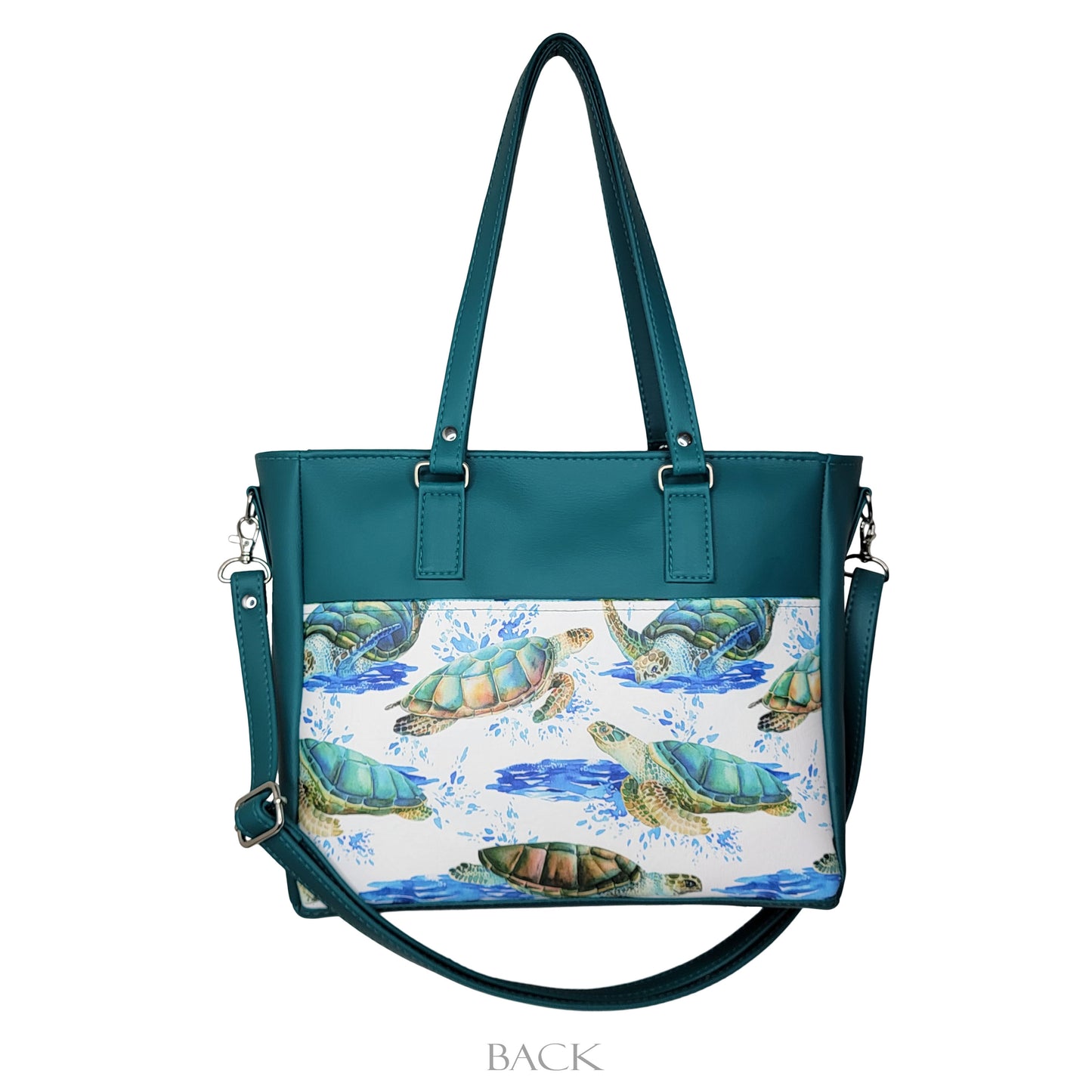 Sea Turtle Becca Handbag (teal)