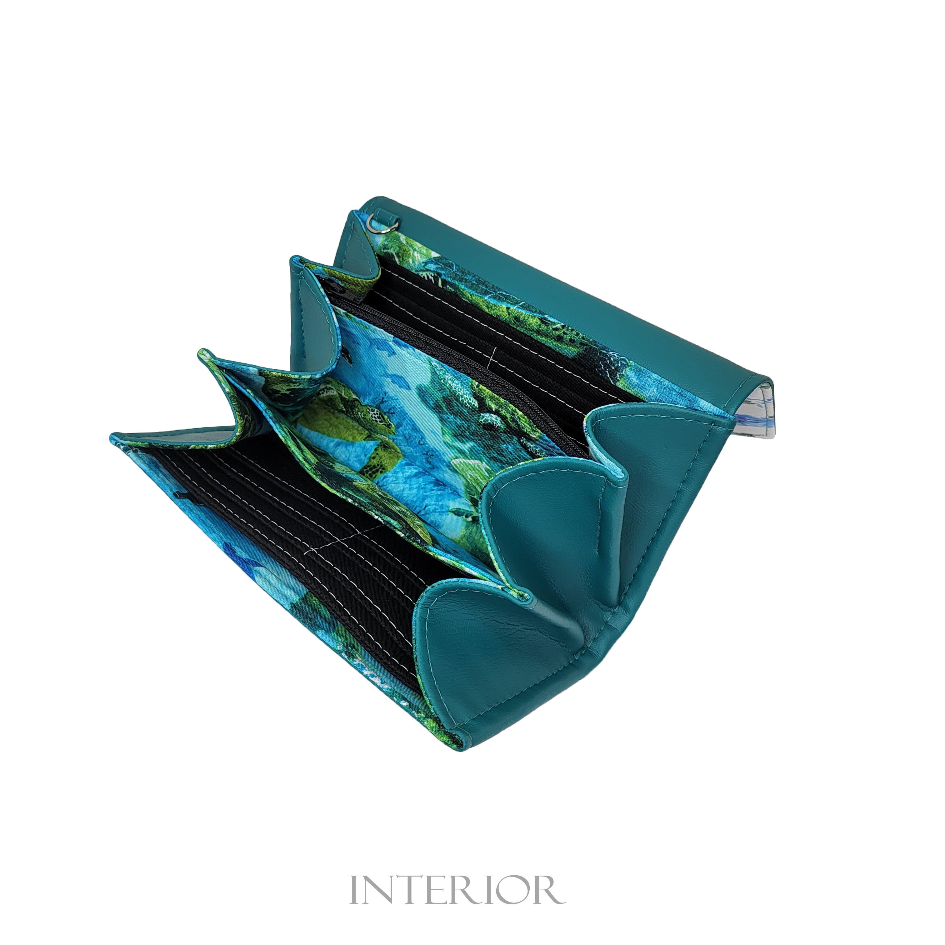 Sea Turtle Wallet (teal)