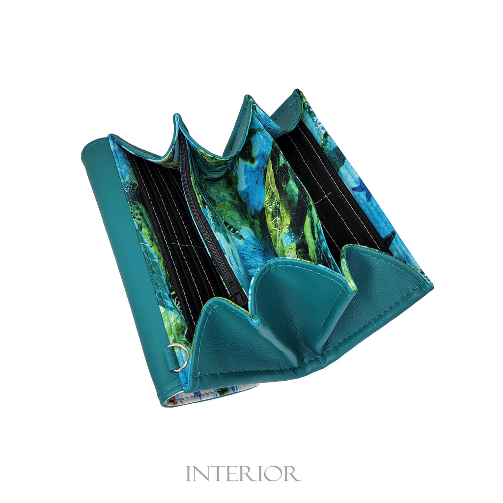 Sea Turtle Wallet (teal)