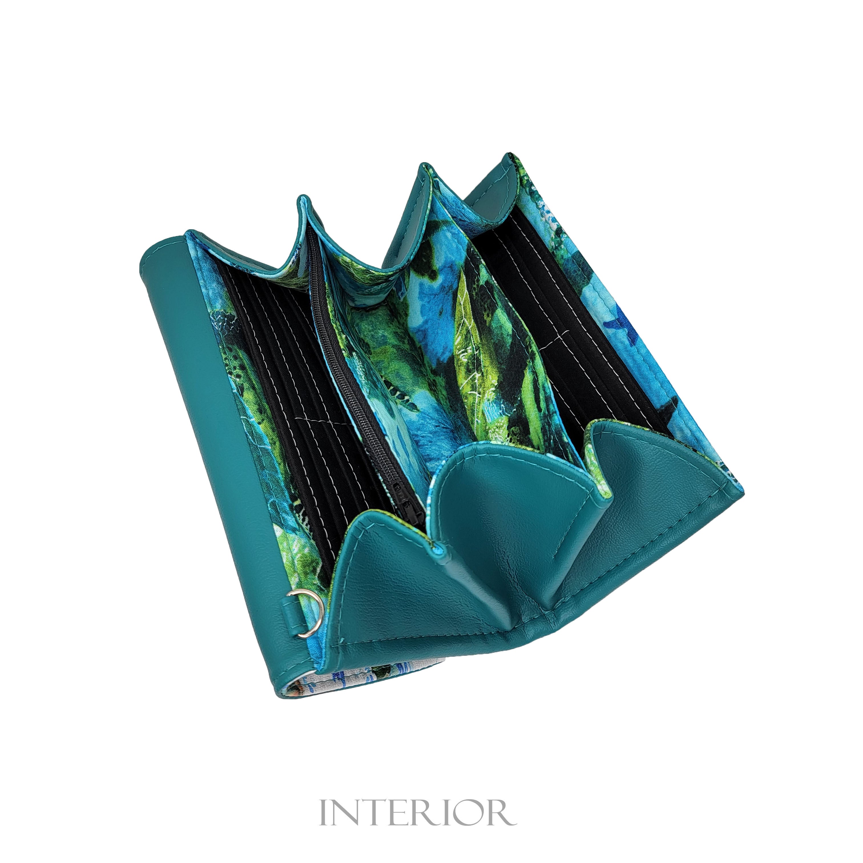 Sea Turtle Wallet (teal)