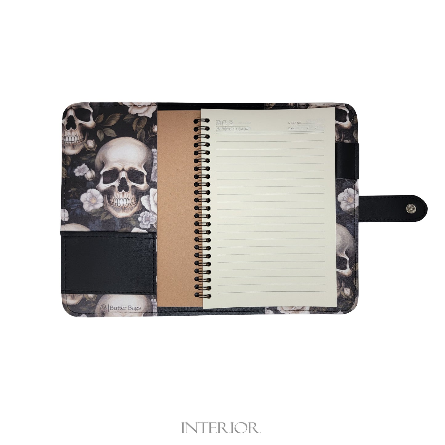 Skulls & White Roses - Notebook & Cover
