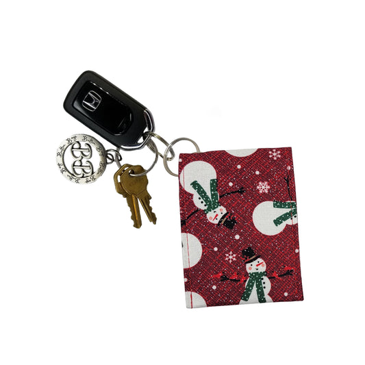 Snowman Keychain Wallet