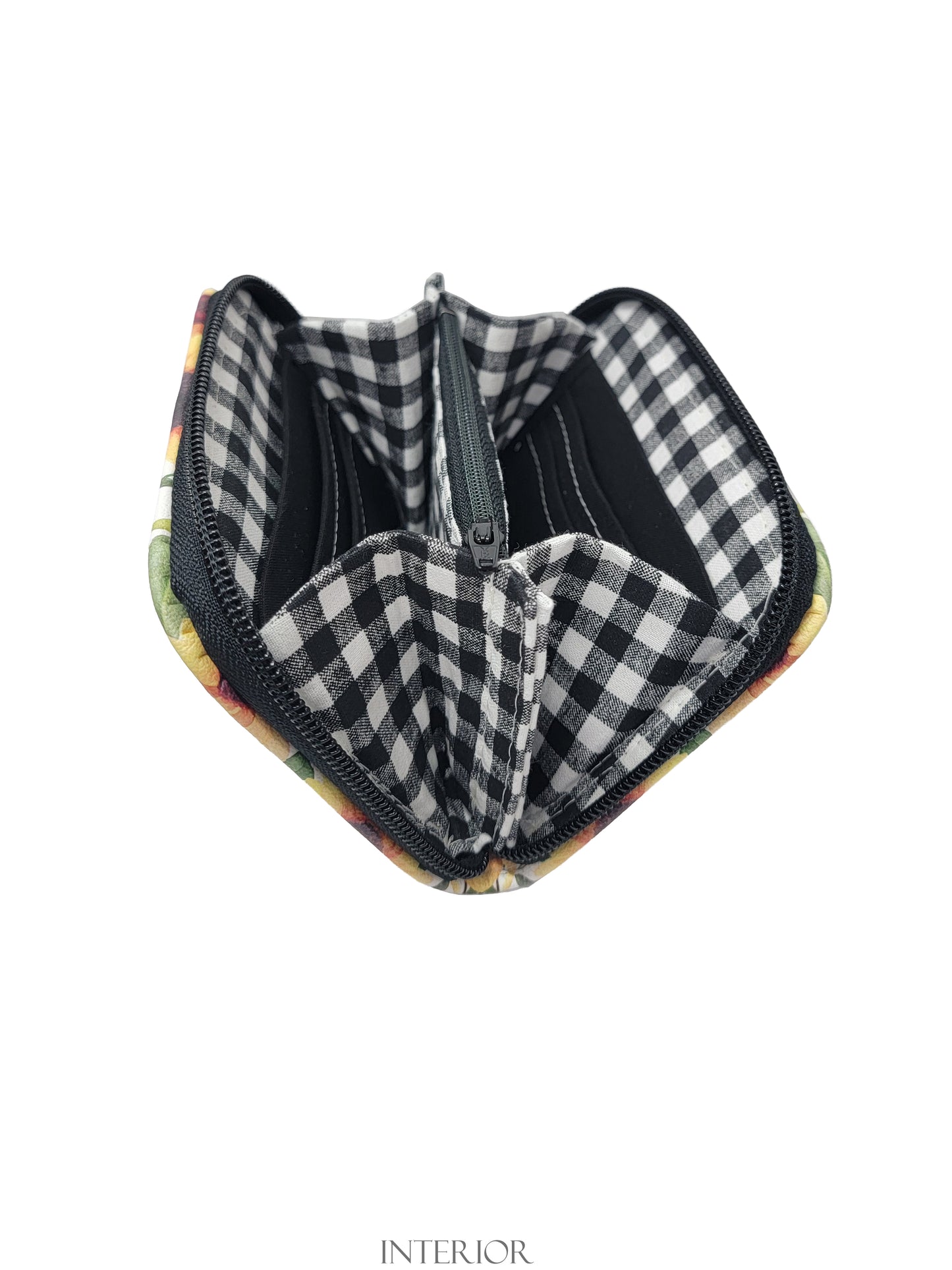 Sunflower Mini Zip Around Wallet