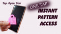 Palm Pattern - Tap & Sew