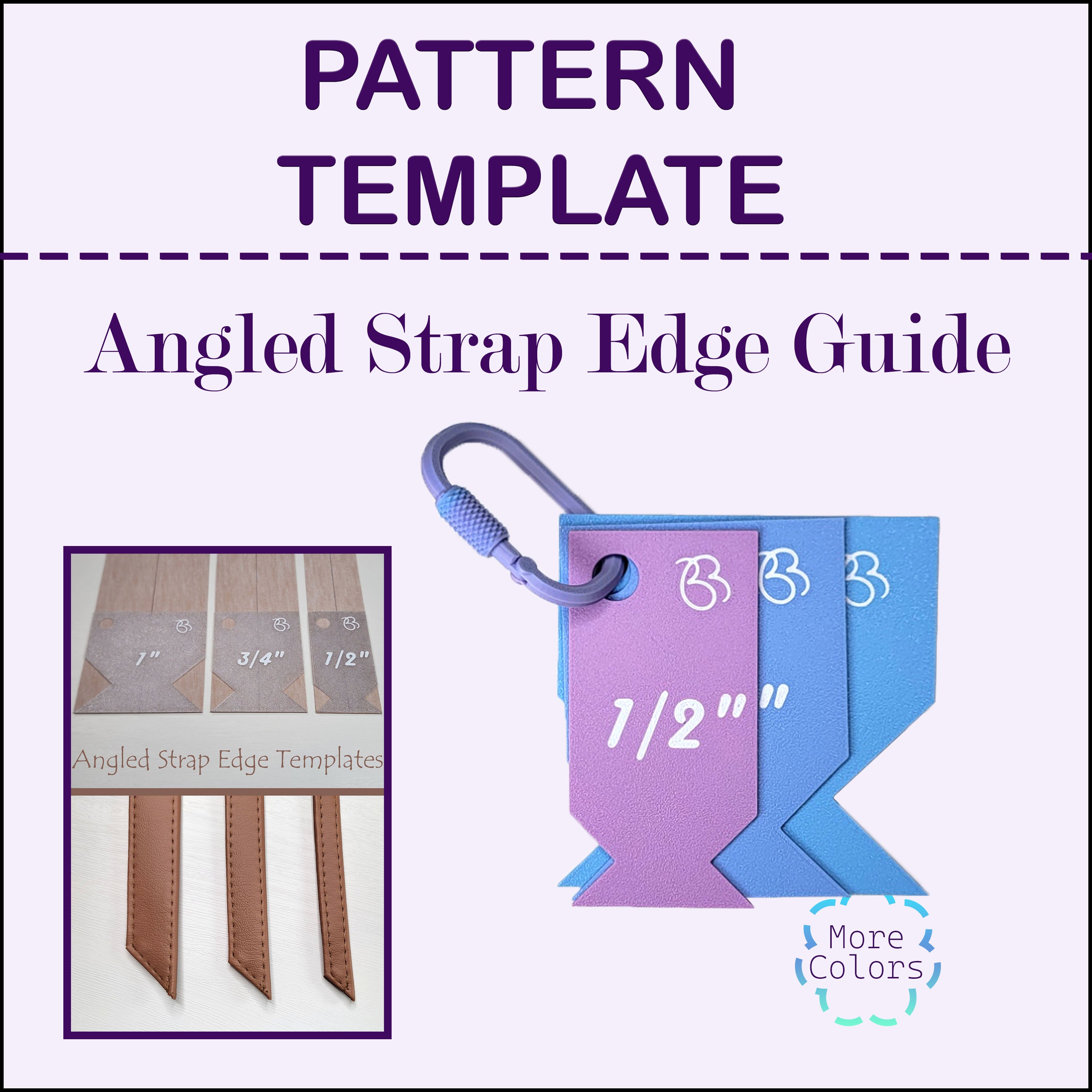Angled Strap Edge Guide- Template Set (3)