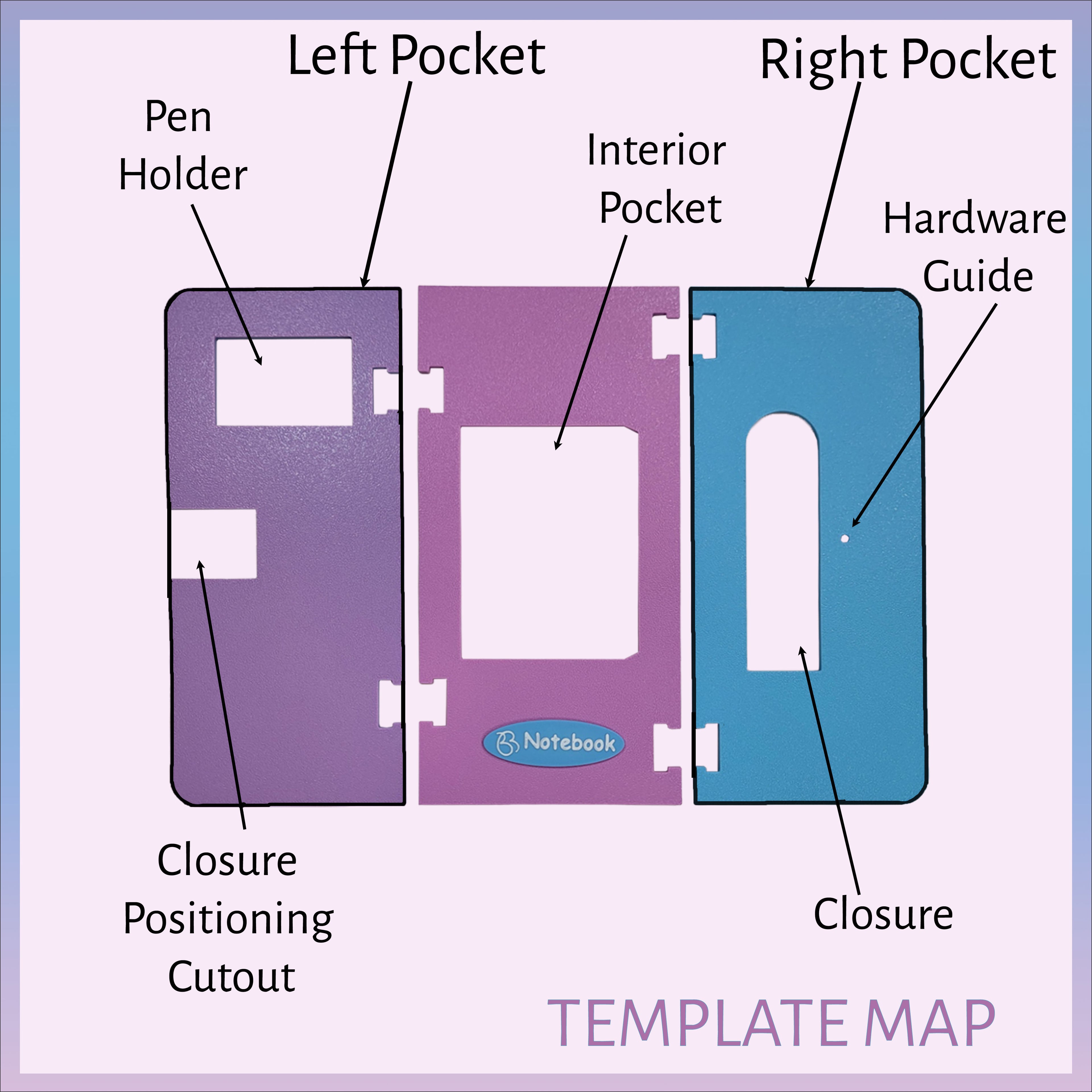 Notebook Holder Template