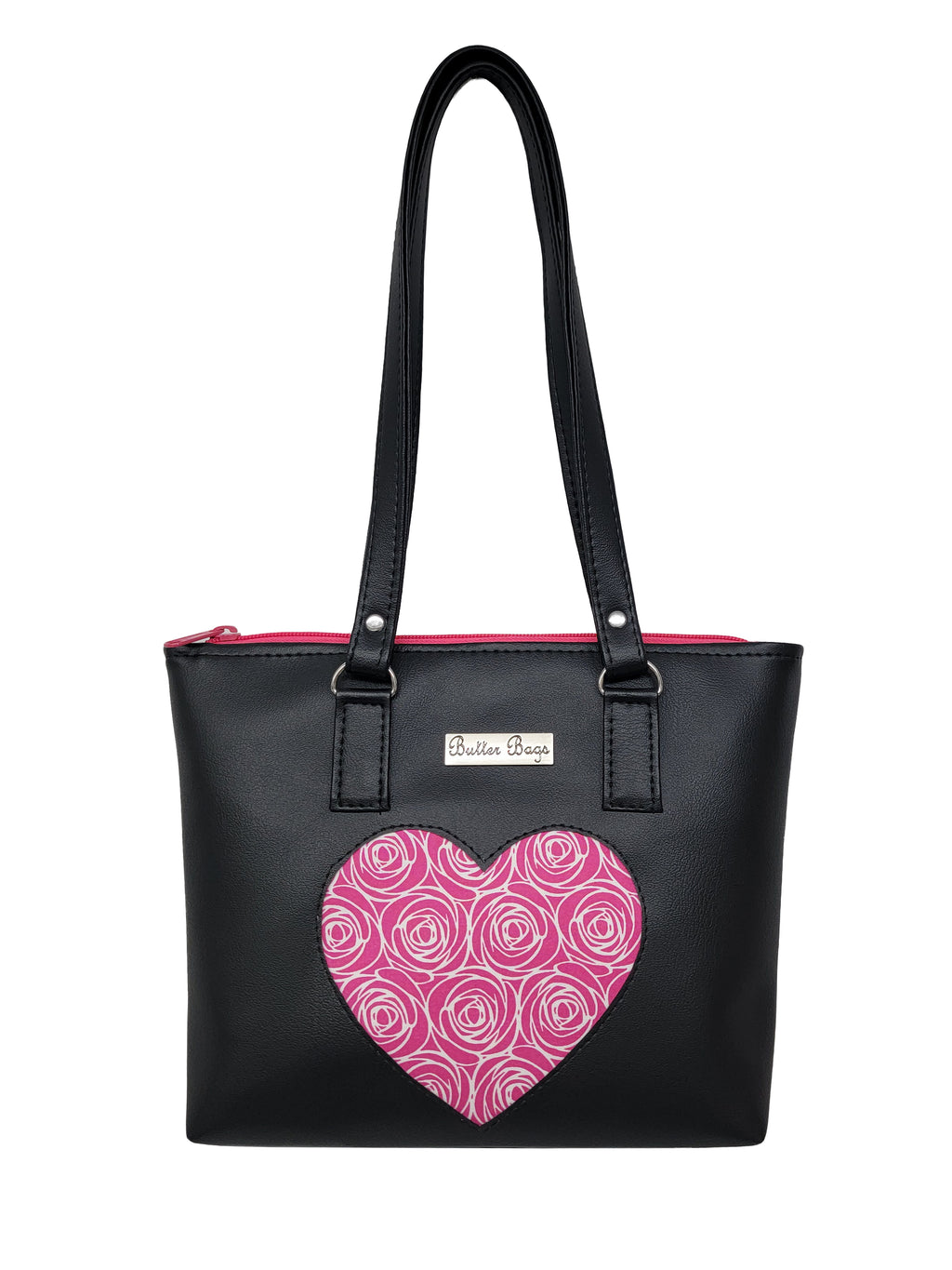 I 'Heart' Pink Roses- Little B (zipper closure)