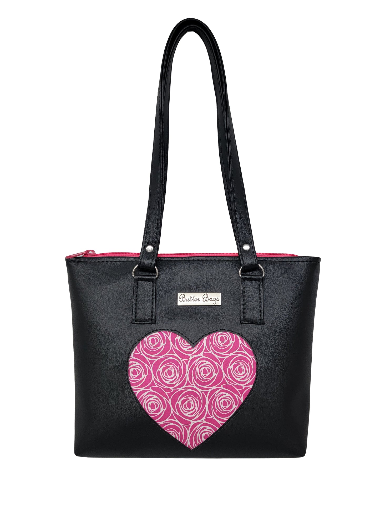 I 'Heart' Pink Roses- Little B (zipper closure)