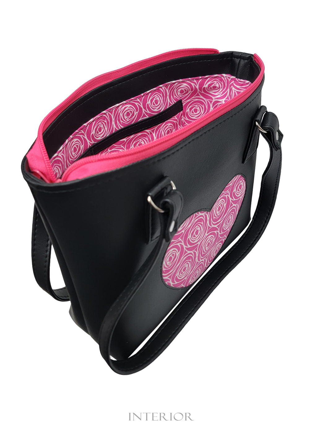 I 'Heart' Pink Roses- Little B (zipper closure)