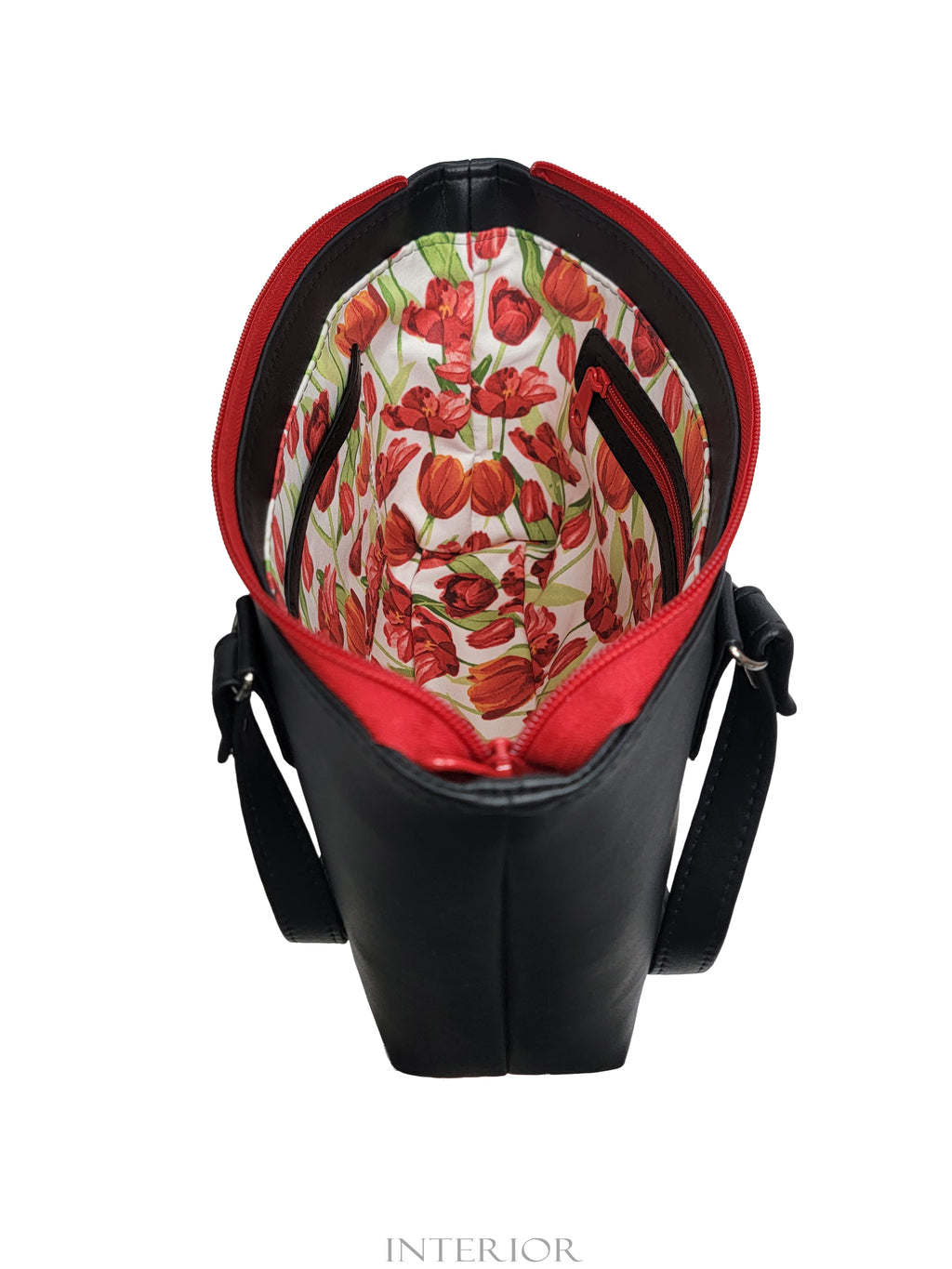 I 'Heart' Red Tulips- Little B (zipper closure)