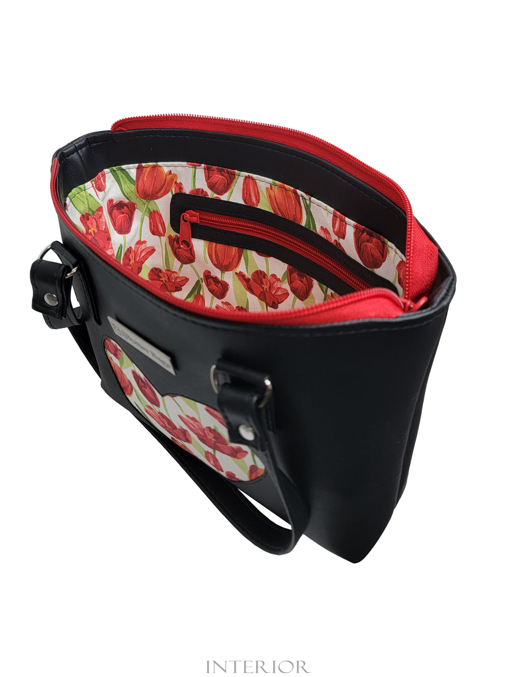 I 'Heart' Red Tulips- Little B (zipper closure)