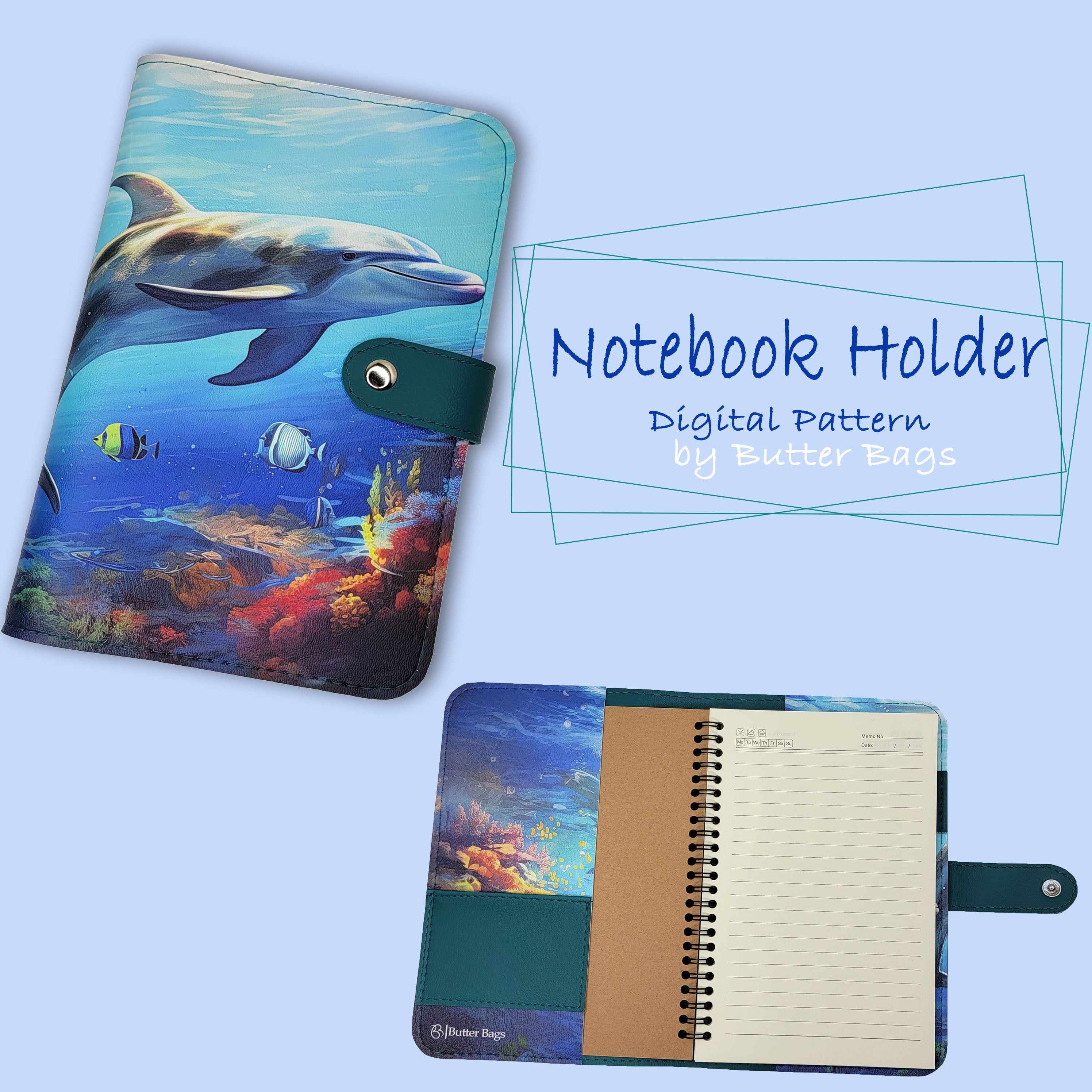 Notebook Holder- Digital Pattern