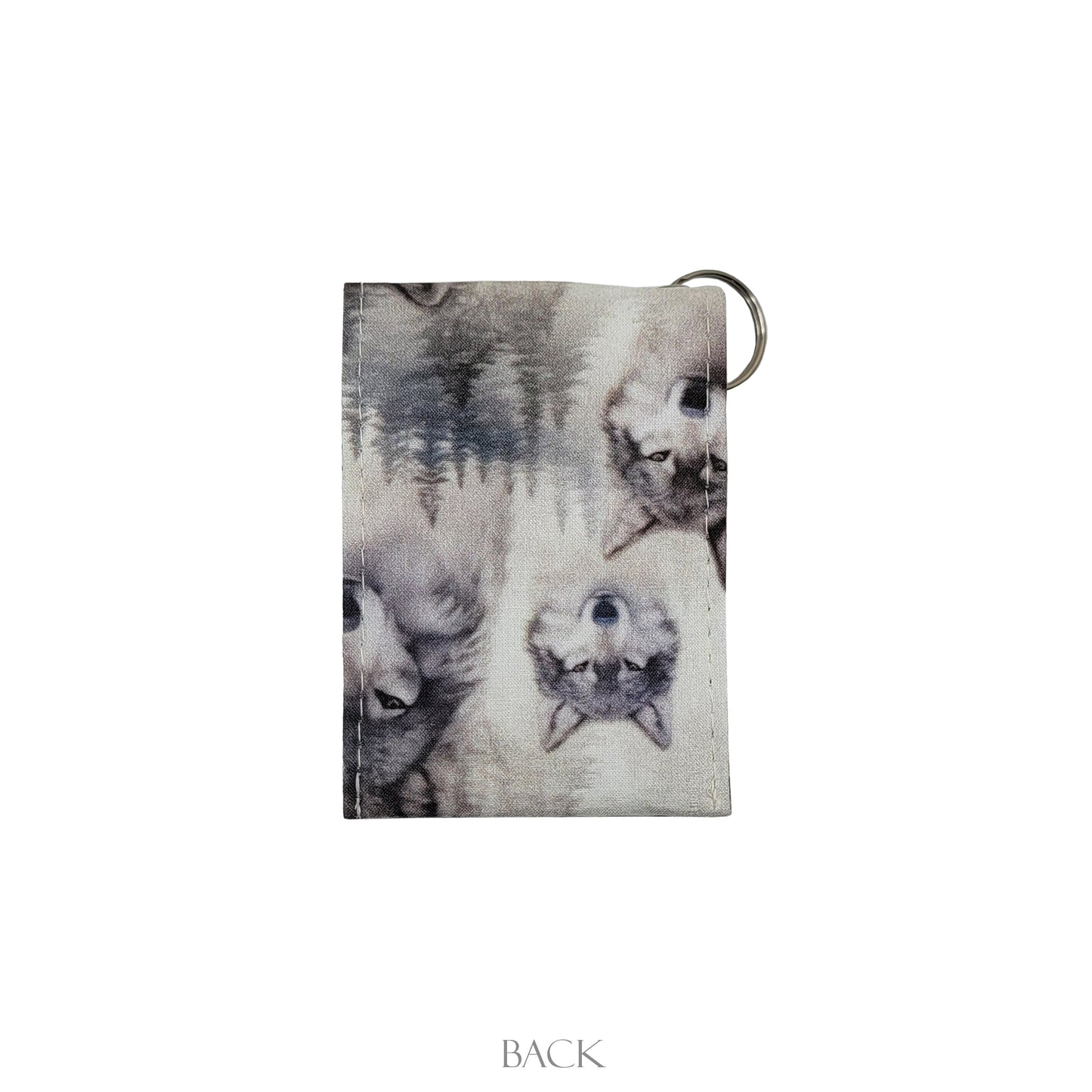 Wolves Keychain Wallet