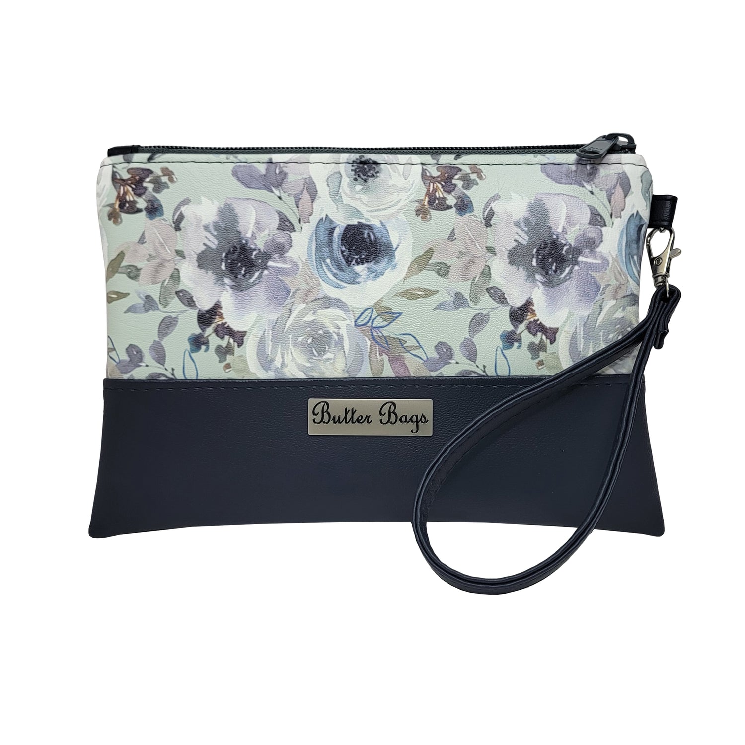 Shades of Blue-Wristlet – Butter Bags