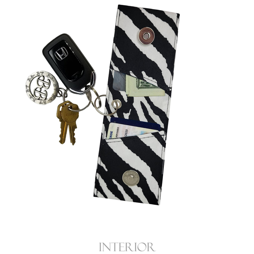 Zebra Keychain Wallet
