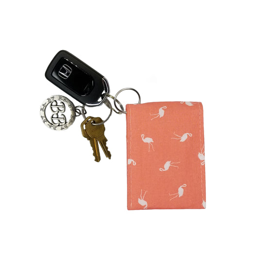 Flamingo Keychain Wallet