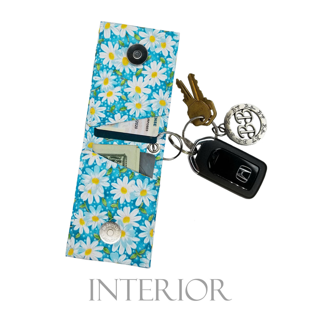 Daisies Keychain Wallet