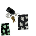 Ghost (black) Glow in the Dark Keychain Wallet