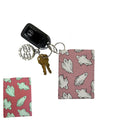 Ghost (pink) Glow in the Dark Keychain Wallet