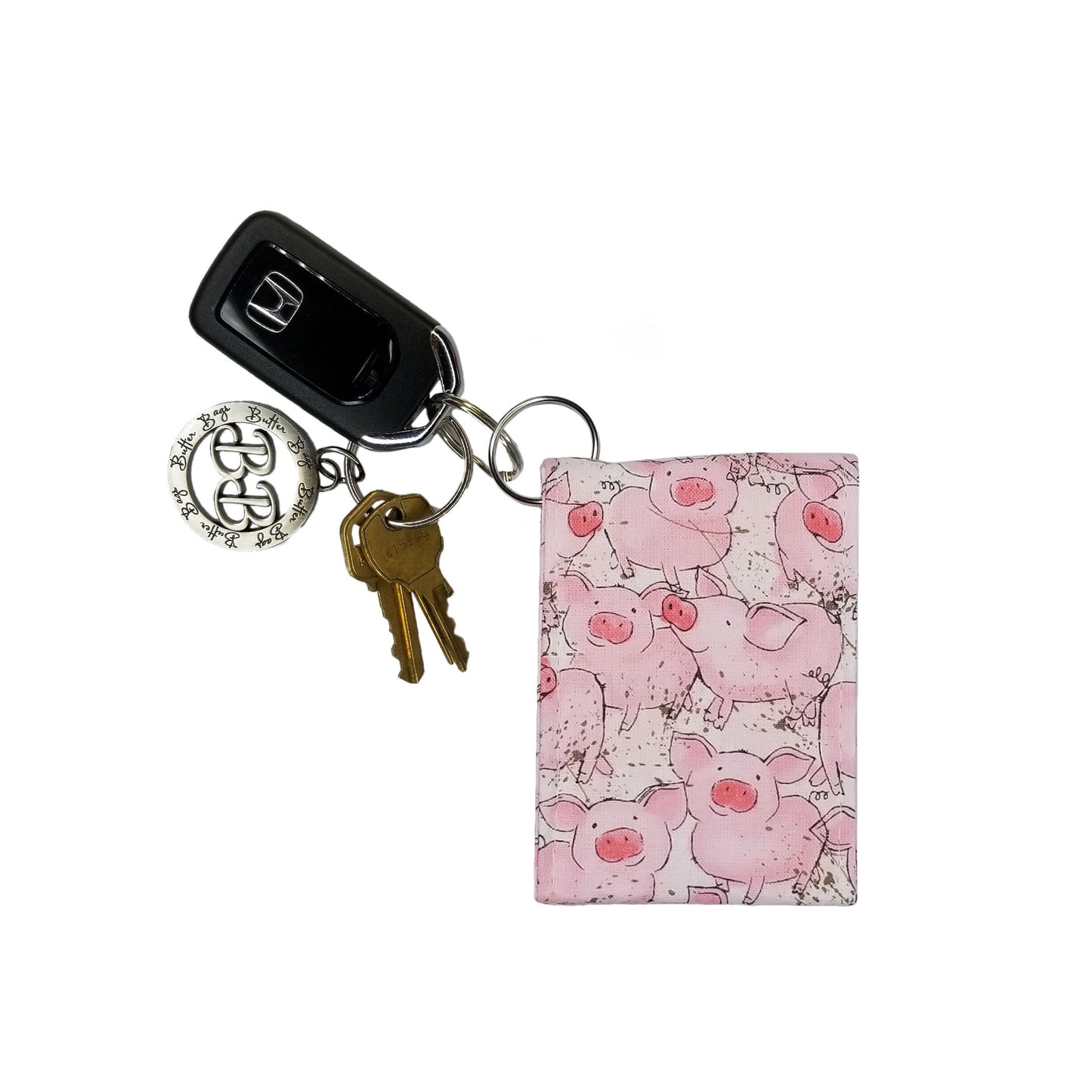 Pigs Keychain Wallet