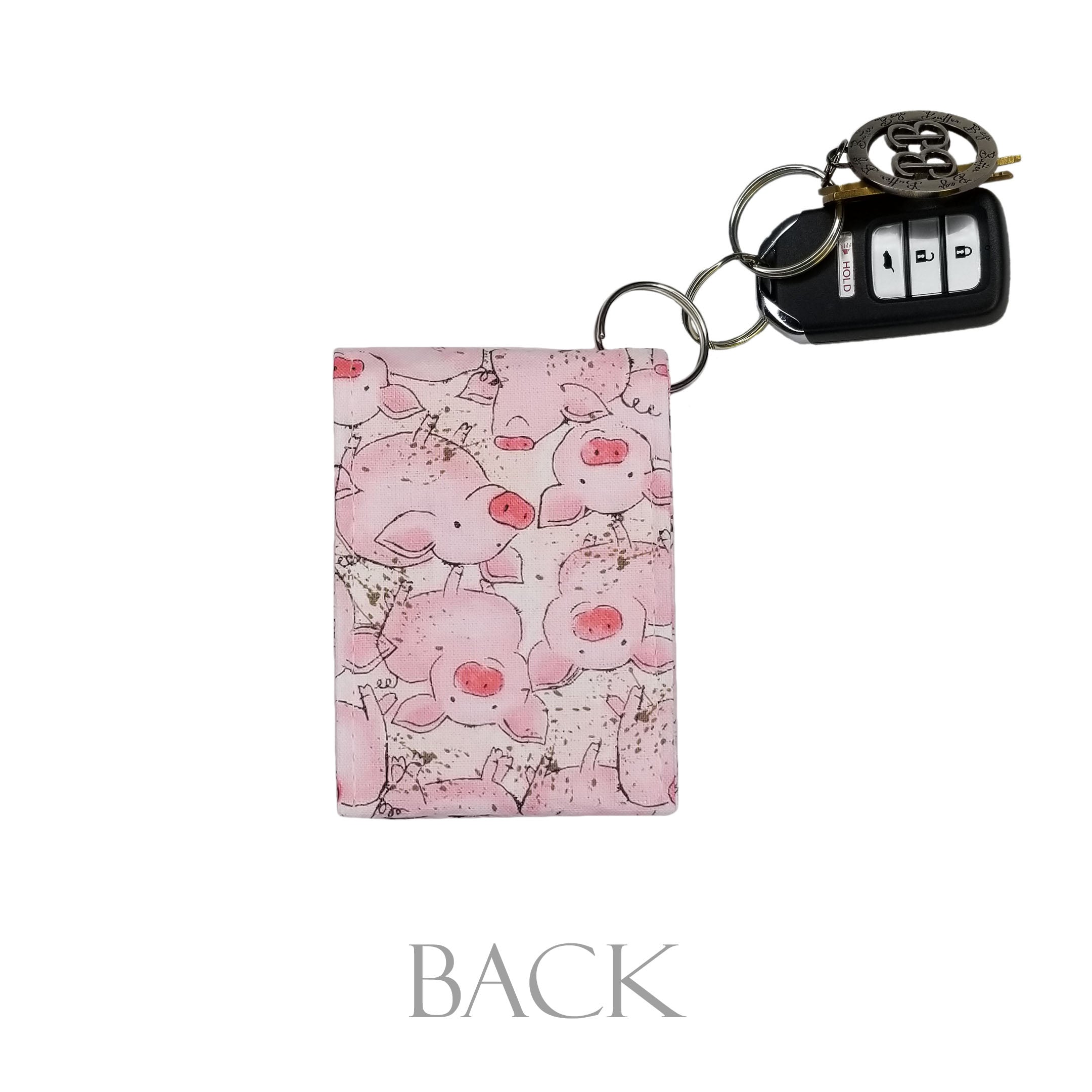 Pigs Keychain Wallet