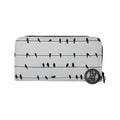 Birds on a Wire Zip Around Wallet
