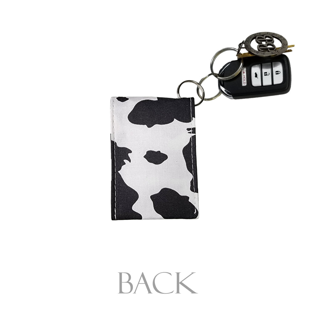 Cow Print Keychain Wallet