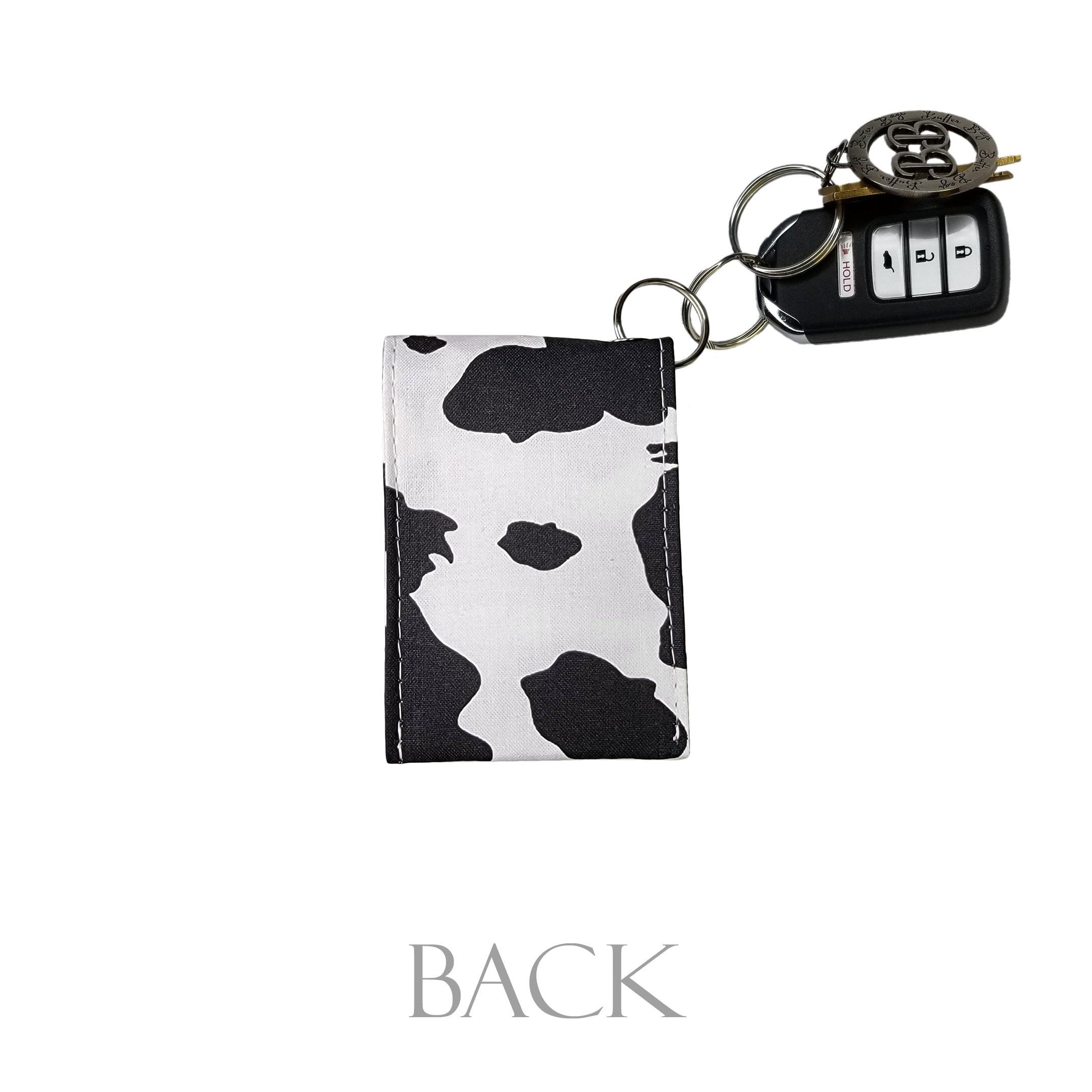Cow Print Keychain Wallet