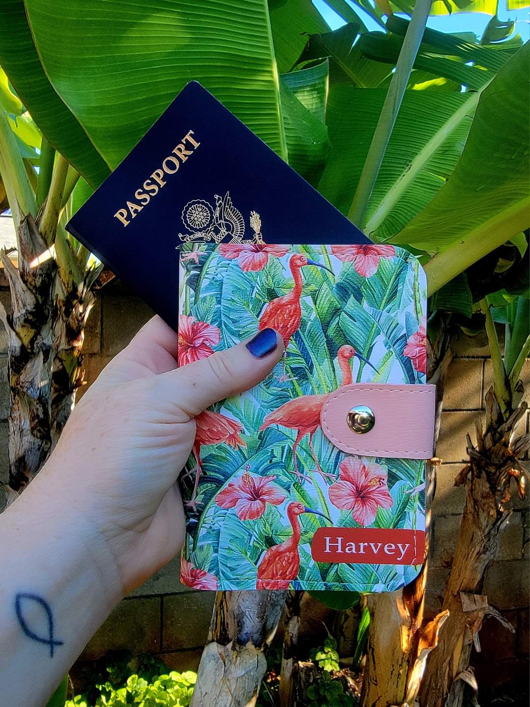 'Are We There Yet' Passport Holder- Digital Pattern