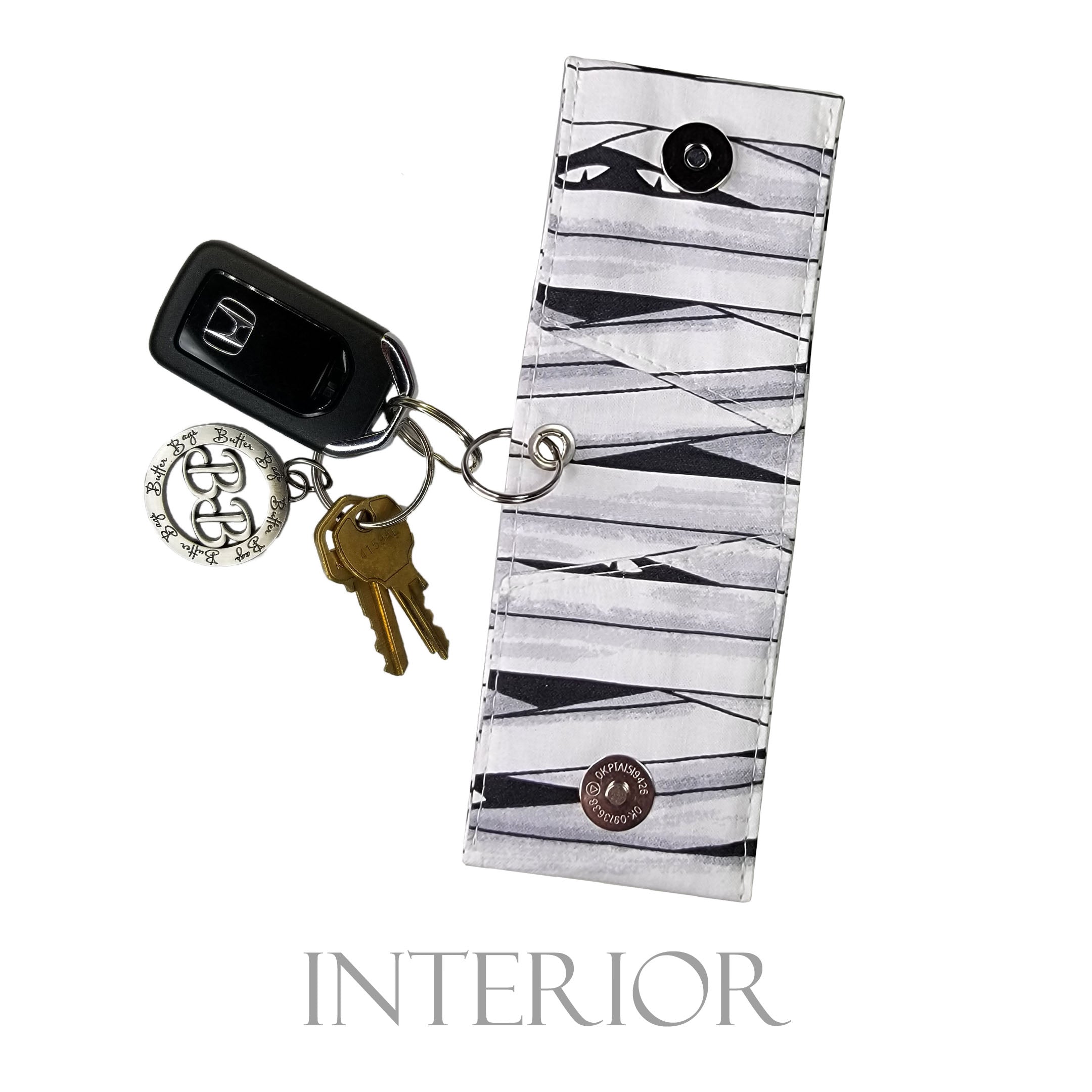 Wrapped Mummy Keychain Wallet