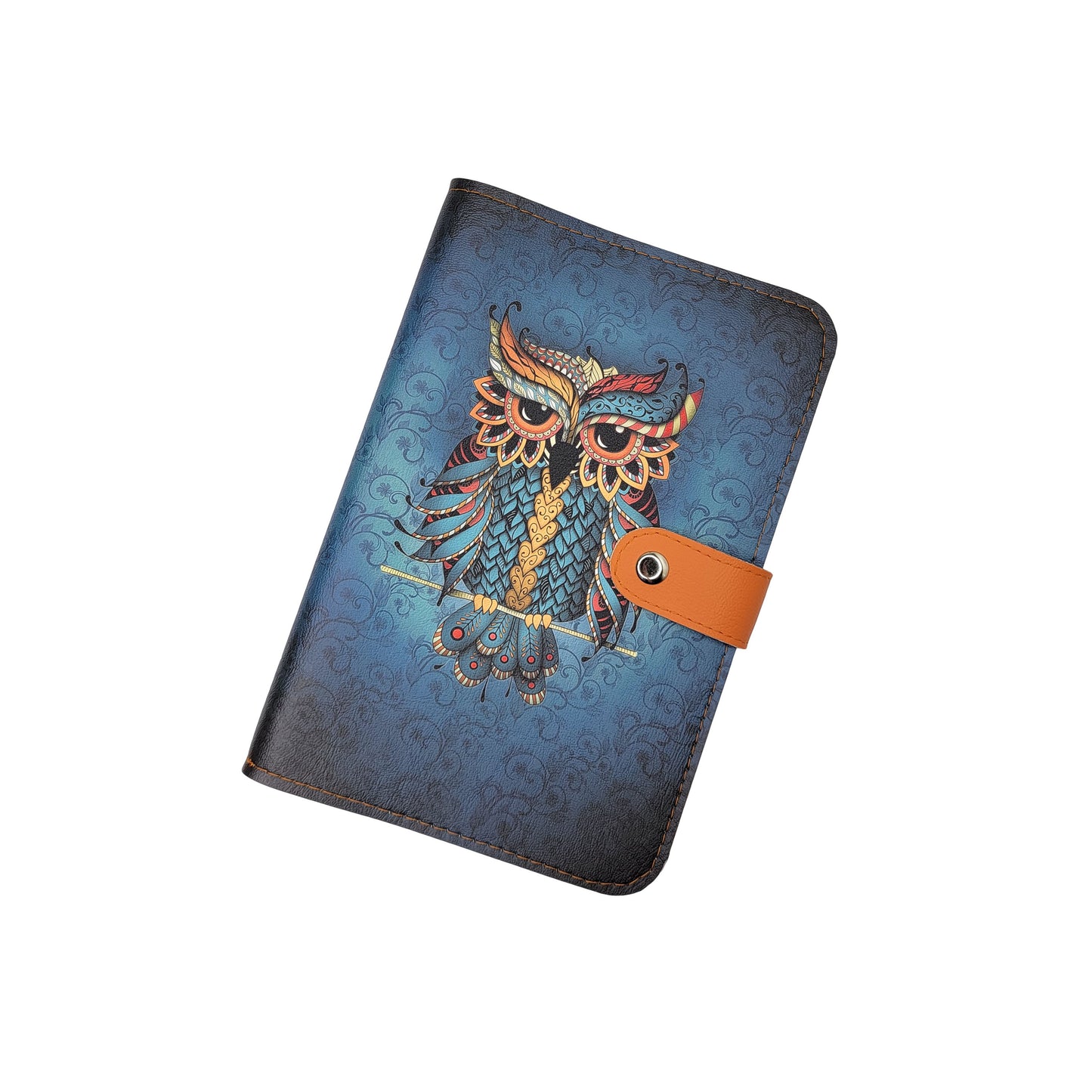 Midnight Owl (orange)- Notebook & Cover